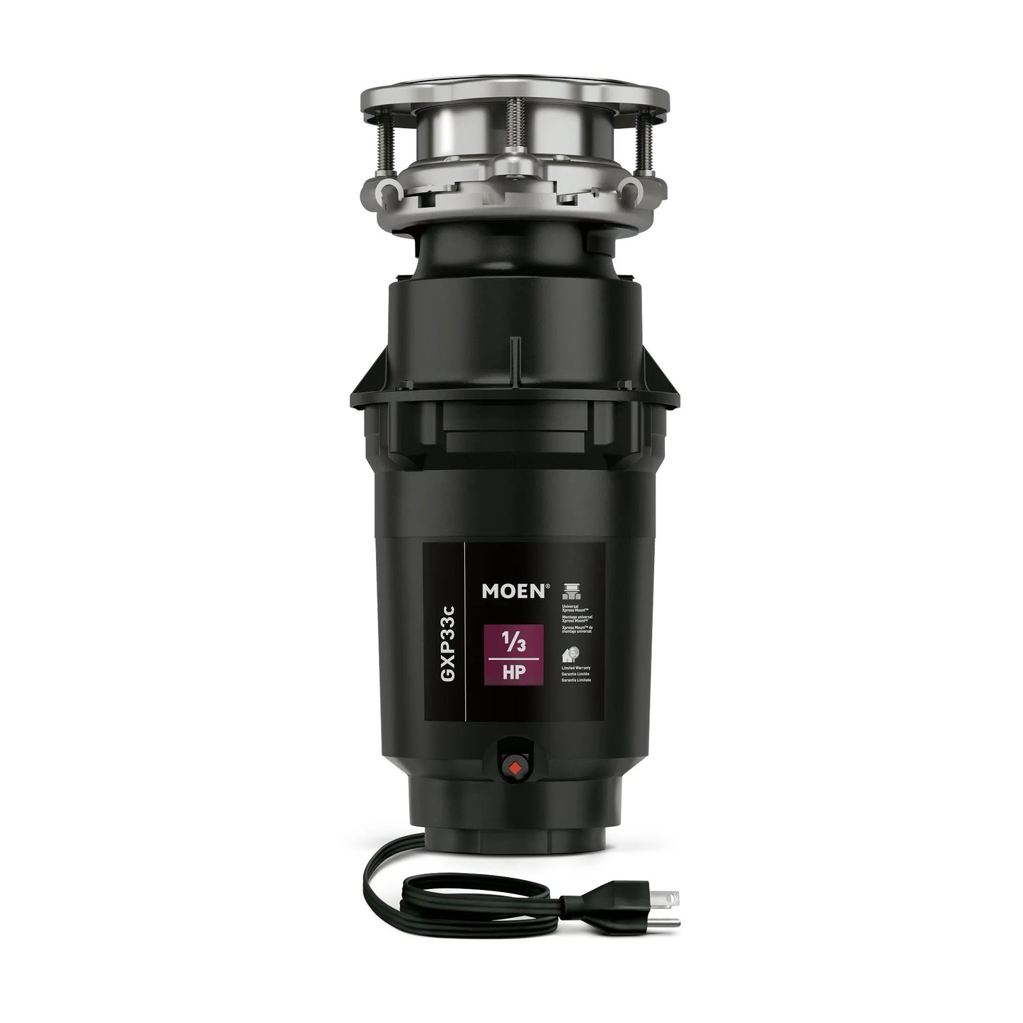GXP33C - 1/3 Horsepower GX PRO Series Lite Garbage Disposal with Cord