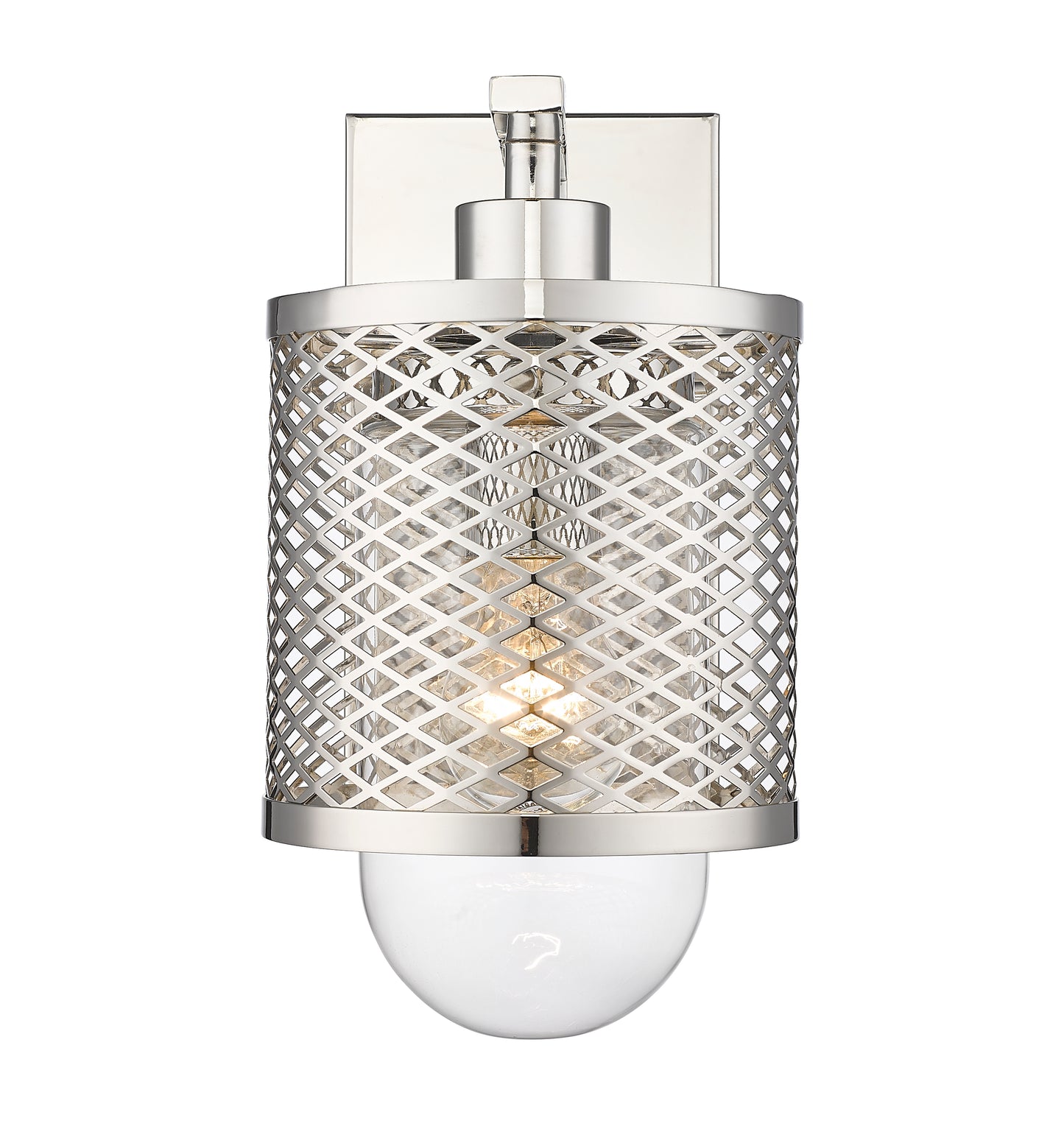 3037-1S-PN - Kipton 1 Light Wall 11" Sconce - Polished Nickel