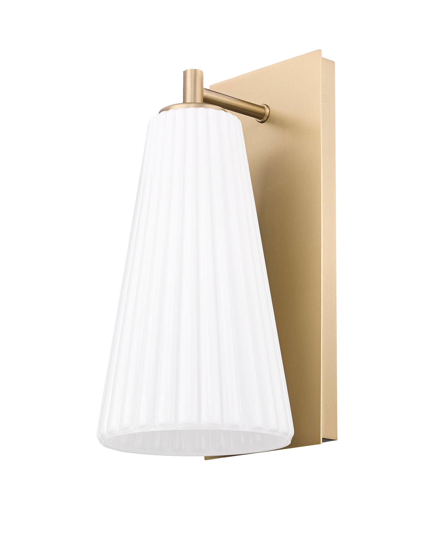 3043-1SS-MGLD - Farrell 1 Light Wall 13" Sconce - Modern Gold