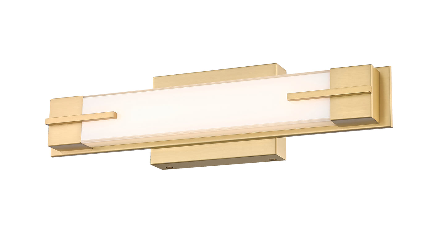4100-18W-MGLD-LED - Chase 1 Light 18" Vanity - Modern Gold