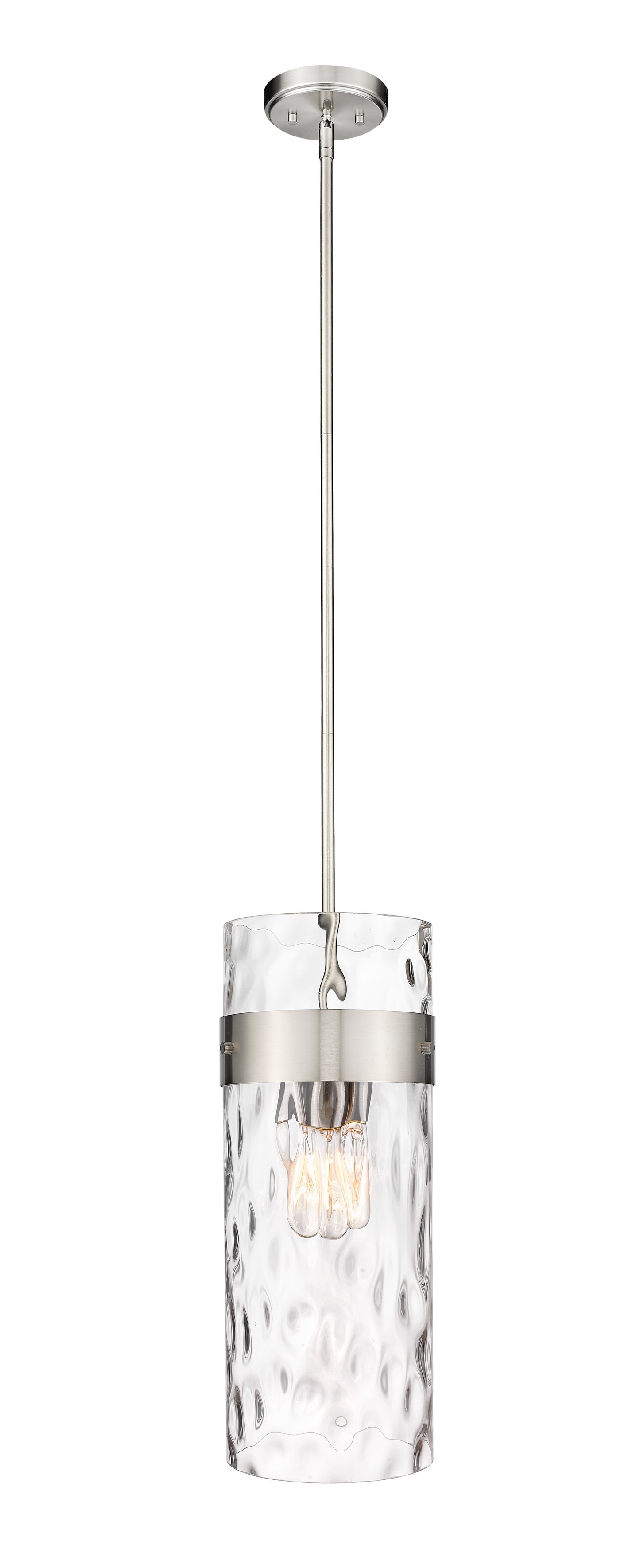 3035P9-BN - Fontaine 3 Light 9" Pendant - Brushed Nickel