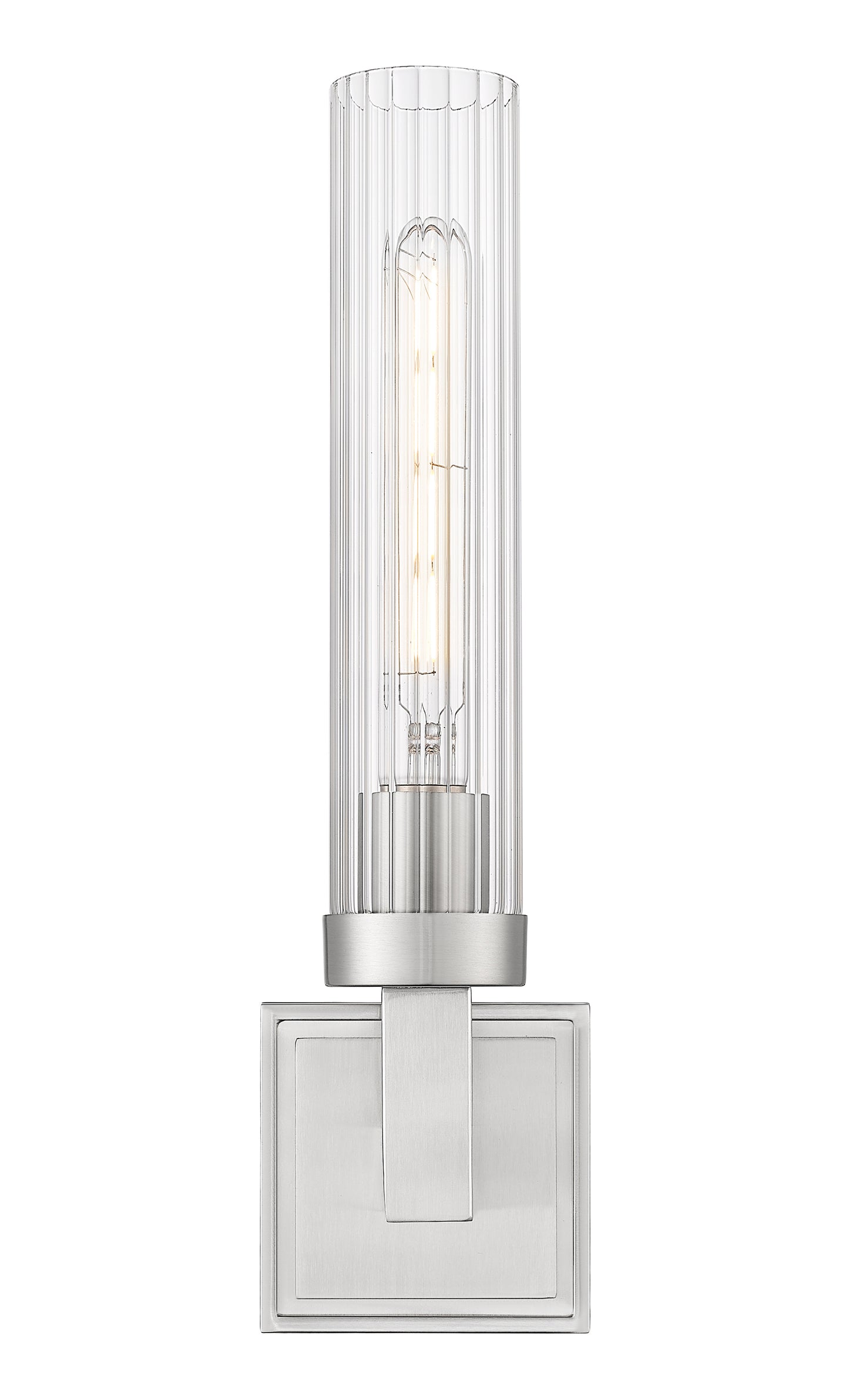 740-1S-BN - Beau 1 Light Wall 17" Sconce - Brushed Nickel