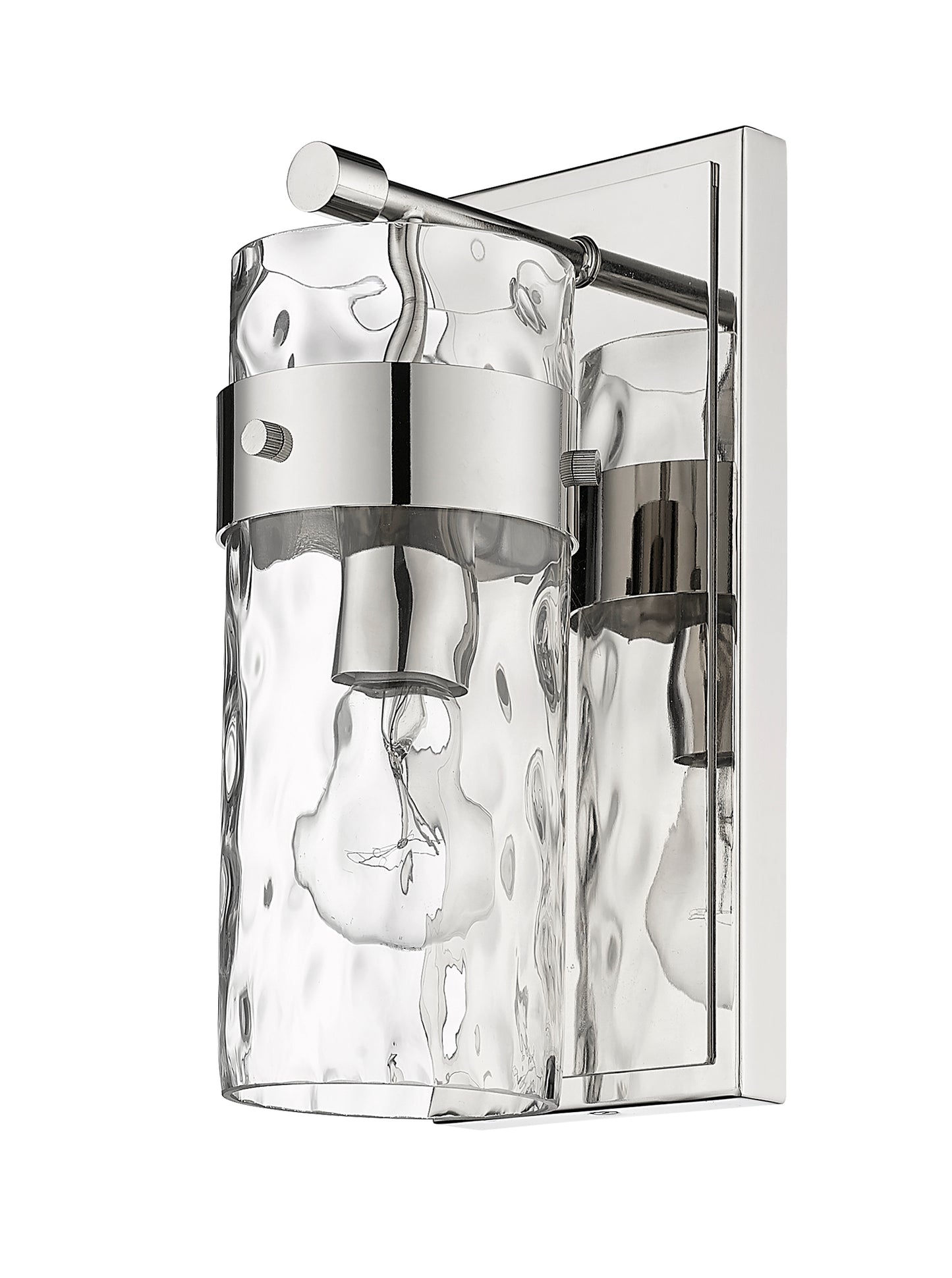 3035-1V-PN - Fontaine 1 Light Wall 11" Sconce - Polished Nickel