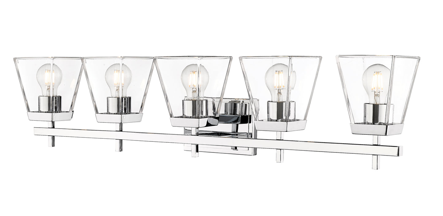 819-5V-CH - Lauren 5 Light 39" Vanity - Chrome