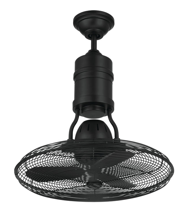 BW321FB3 - Bellows III Indoor/Outdoor 18" 3 Blade Indoor Outdoor Ceiling Fan - Flat Black