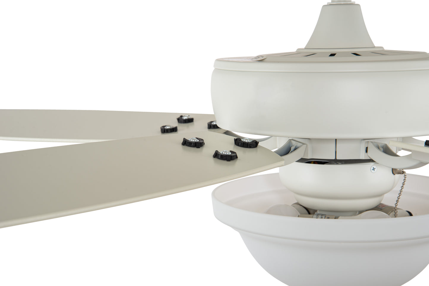 TCE42W5C1-C - Twist N Click 42" 5 Blade Ceiling Fan with Light Kit - White