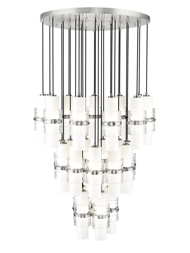 1946P-27R-BN - Cayden 27 Light 36" Chandelier - Brushed Nickel