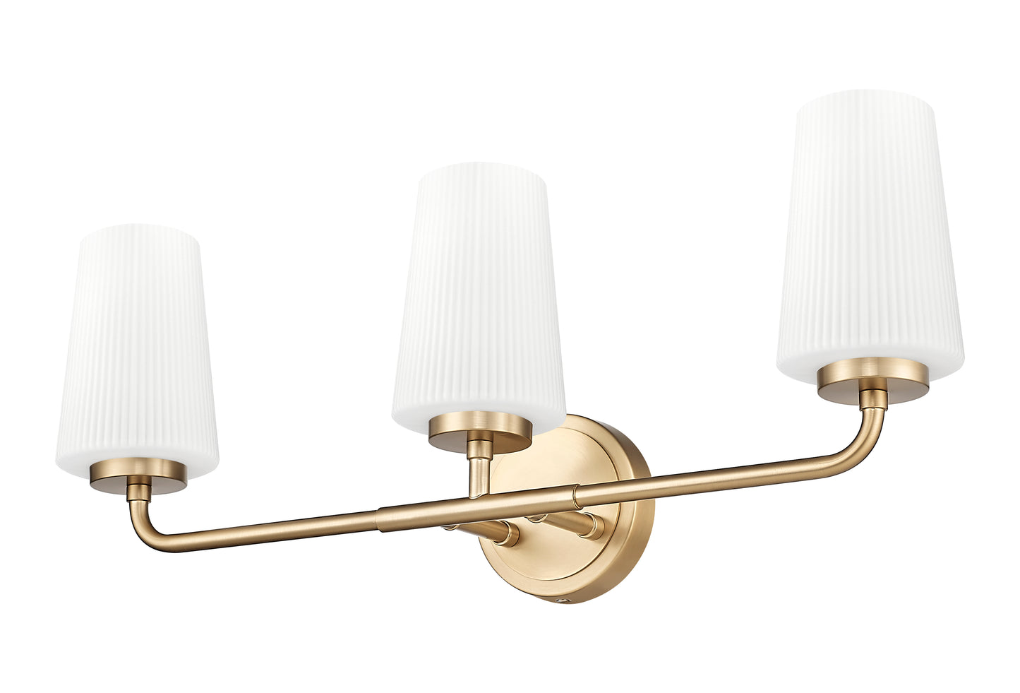 7005-3V-MGLD - Montford 3 Light 24" Vanity - Modern Gold