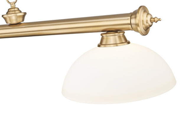 2306-4HBR-DMO14 - Cordon 4 Light 81" Billiard - Heritage Brass