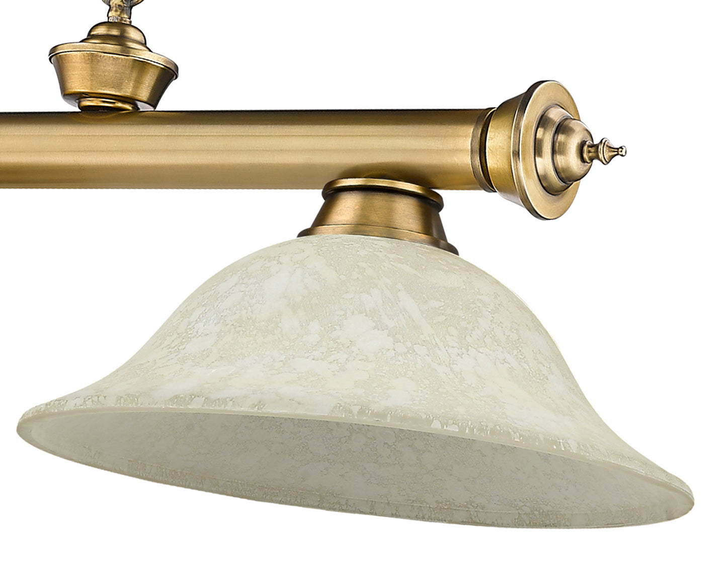 2306-3RB-GM16 - Cordon 3 Light 58" Billiard - Rubbed Brass