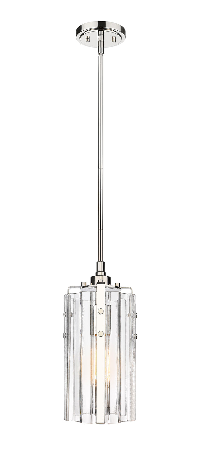 3036MP-PN - Alverton 1 Light 6" Pendant - Polished Nickel