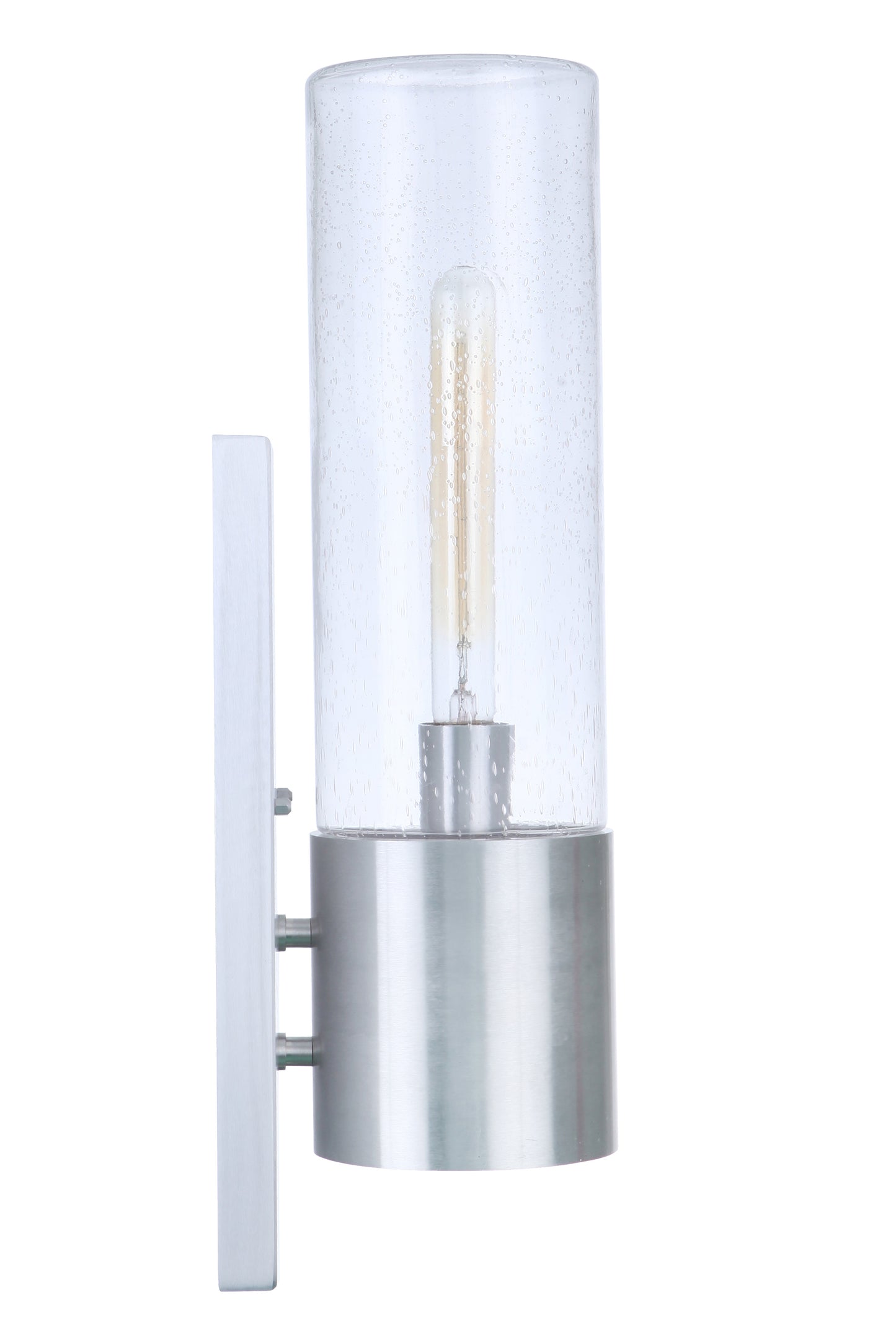 ZA3900-SA-LED - Sabre 1 Light 17" High Outdoor Wall Lantern - Satin Aluminum