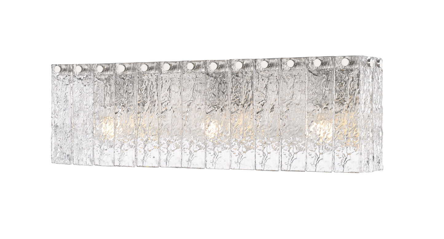 1943-3V-BN - Glacier 3 Light 24" Vanity - Brushed Nickel