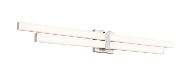 1008-40W-BN-LED - Zane 2 Light 40" Vanity - Brushed Nickel