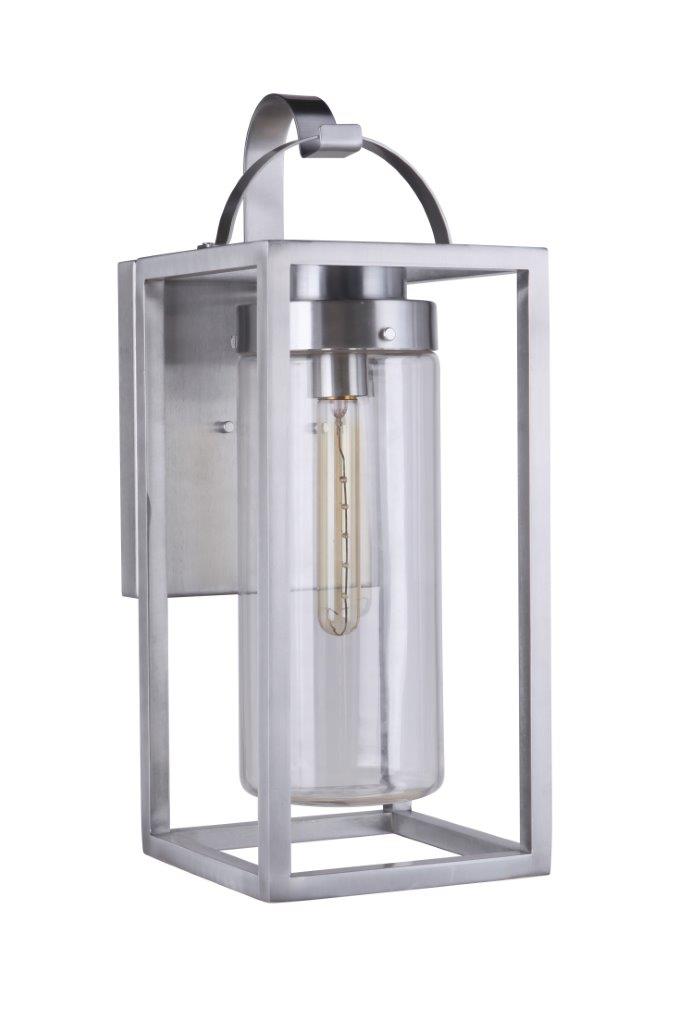 ZA4814-SA - Neo 1 Light 17" High Outdoor Wall Lantern - Satin Aluminum