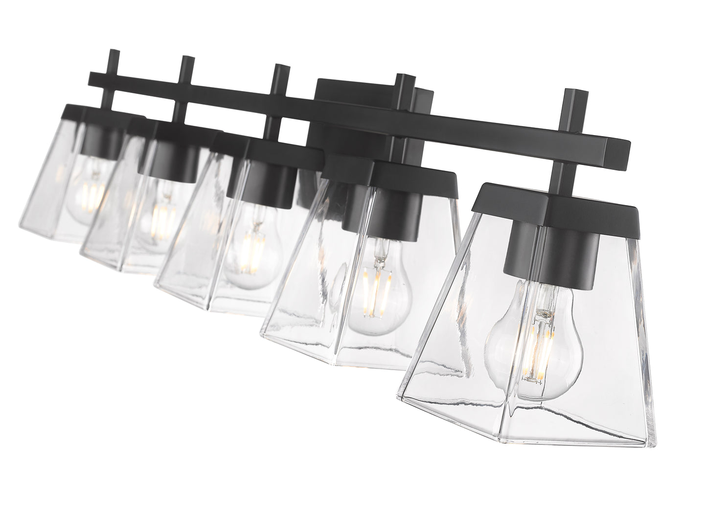 819-5V-MB - Lauren 5 Light 39" Vanity - Matte Black
