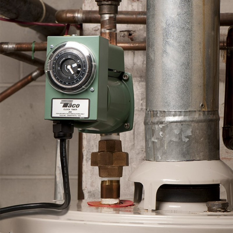 Taco HLS-2 installed above water heater