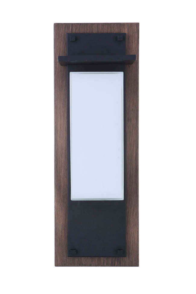 ZA2522-WBMN-LED - Heights 1 Light 24" High Outdoor Wall Lantern - Whiskey Barrel / Midnight