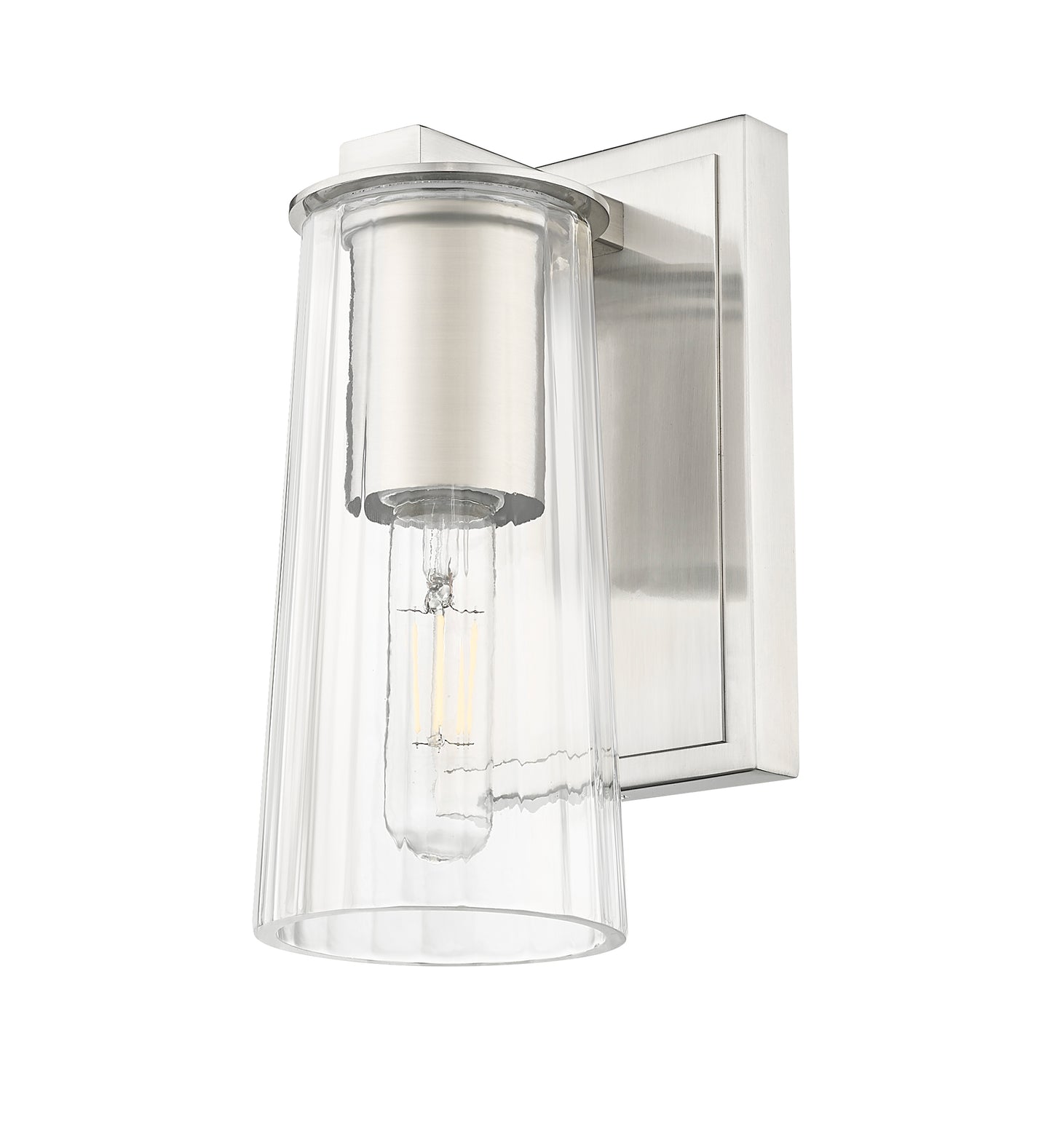 826-1S-BN - Titus 1 Light Wall 10" Sconce - Brushed Nickel