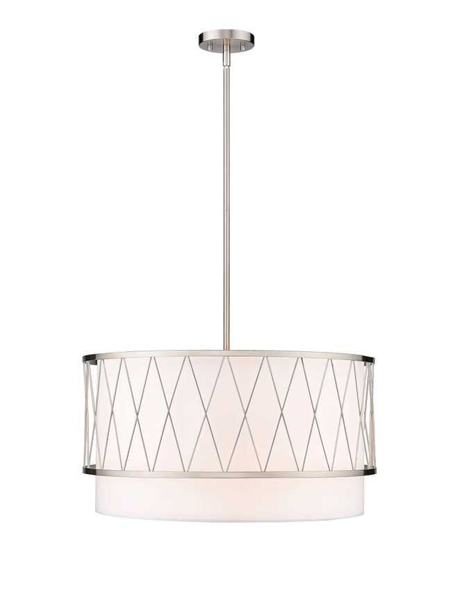 198-24BN - Dalton 4 Light 24" Pendant - Brushed Nickel