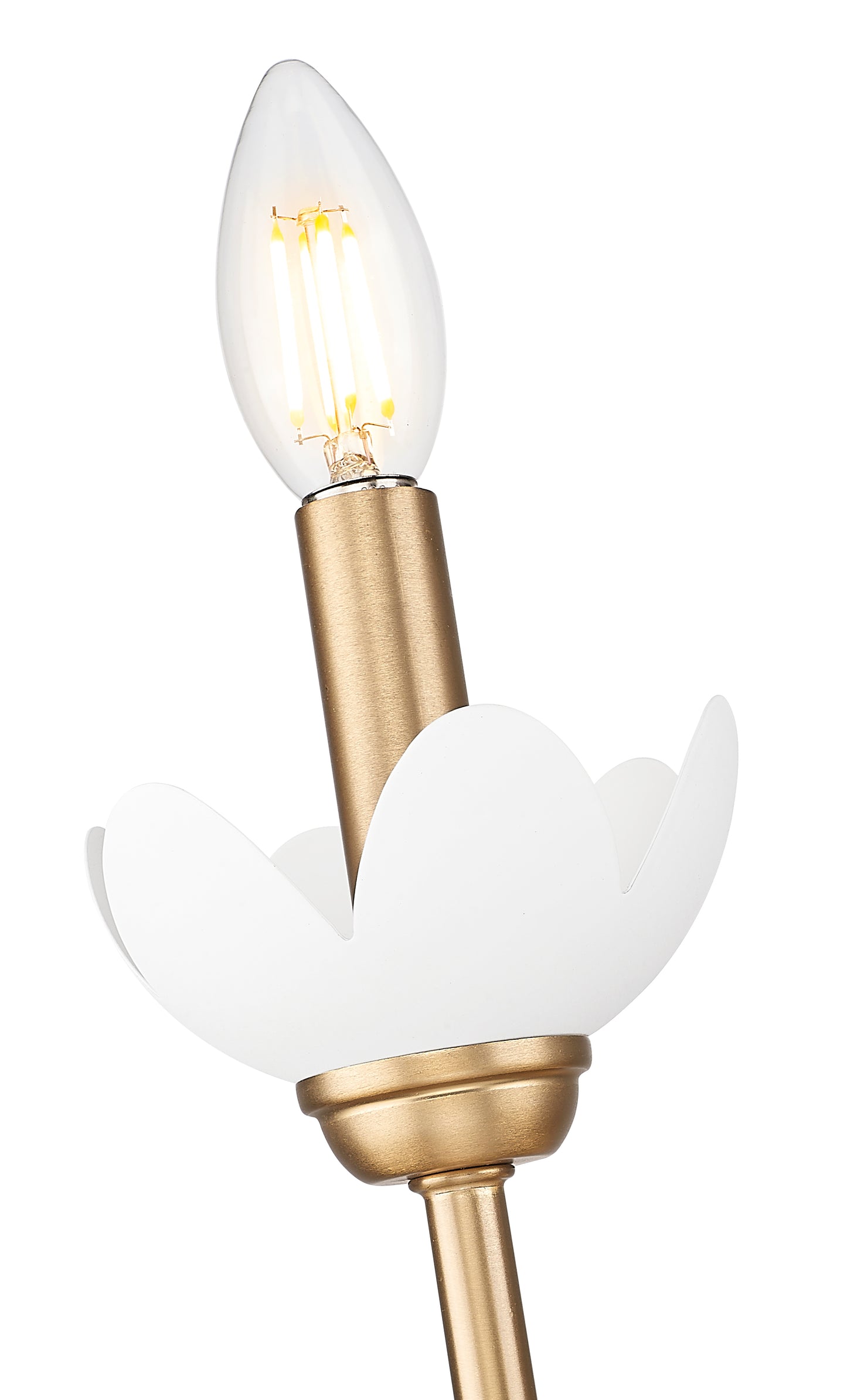 352-1S-MGLD - Allistair 1 Light Wall 12" Sconce - Modern Gold
