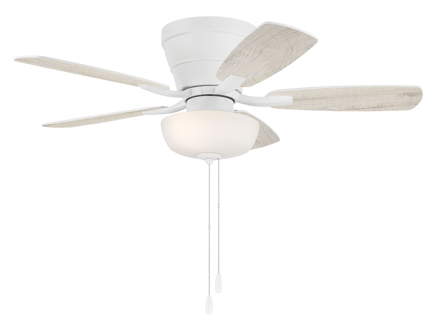 WHL42W5C1 - Wheeler 42 2-Light Bowl 42" 5 Blade Ceiling Fan with Light Kit - White
