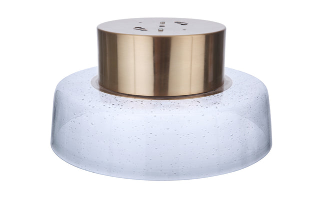 55180-SB-LED - Centric 1 Light 10.5" Wide Flush Mount - Satin Brass