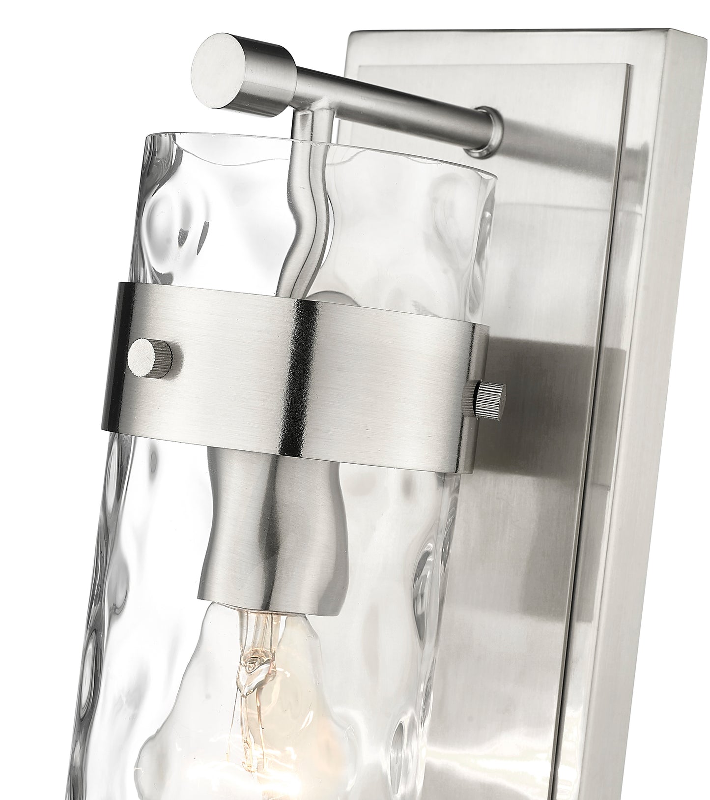 3035-1V-BN - Fontaine 1 Light Wall 11" Sconce - Brushed Nickel