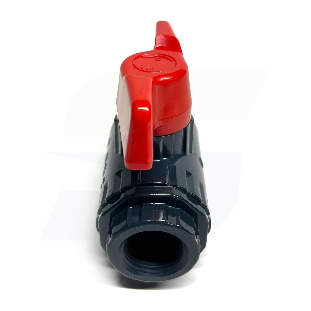 161071007 - 3/4" Omni In-line Compact Ball Valve - PVC, Threaded, EPDM Seal