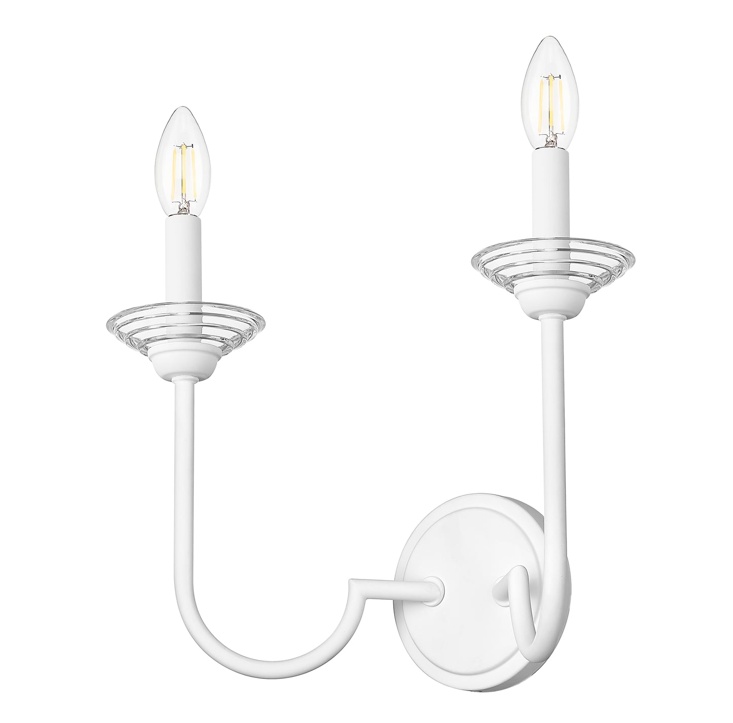 352-2S-TW - Allistair 2 Light Wall 12" Sconce - Tundra White
