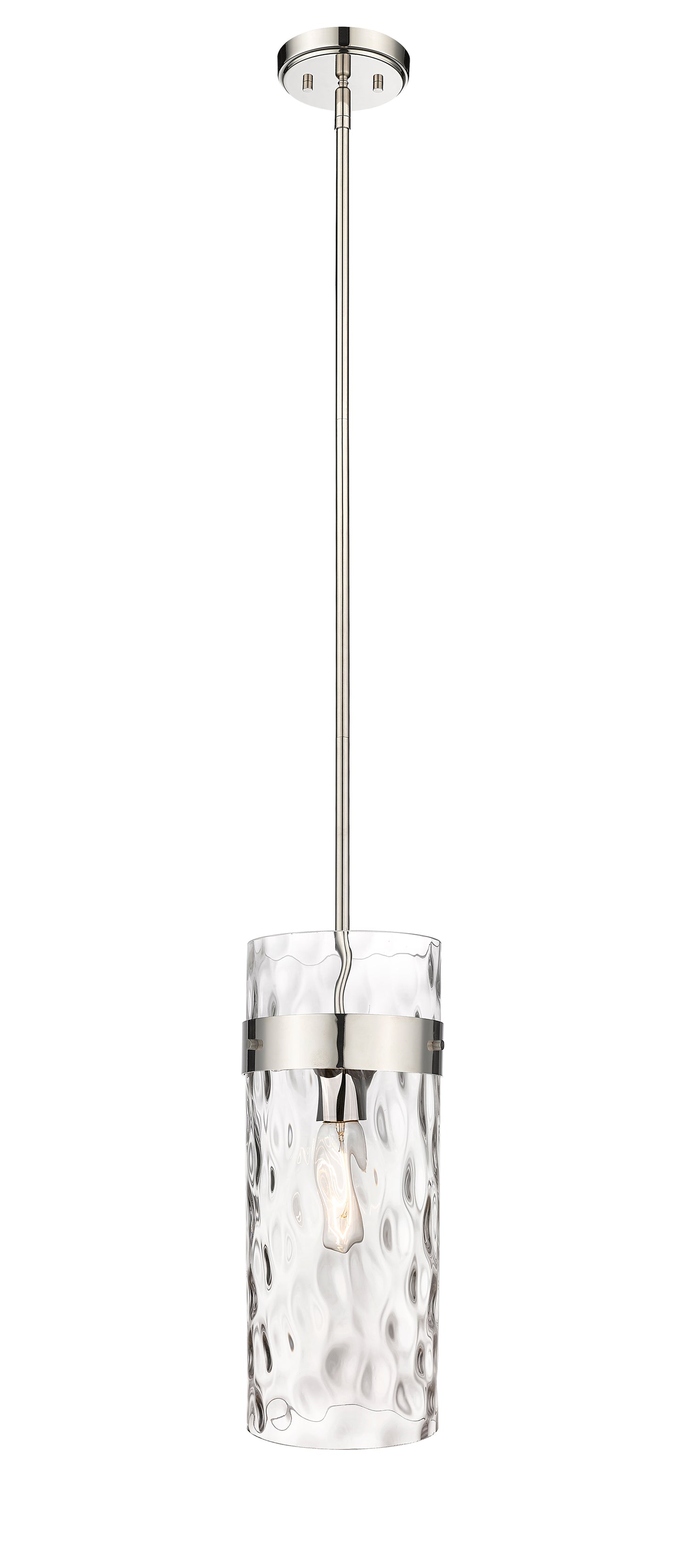 3035P6-PN - Fontaine 1 Light 6" Pendant - Polished Nickel