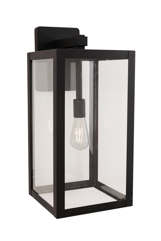 ZA7134-TB - Harris 1 Light 22" High Outdoor Wall Lantern - Textured Black