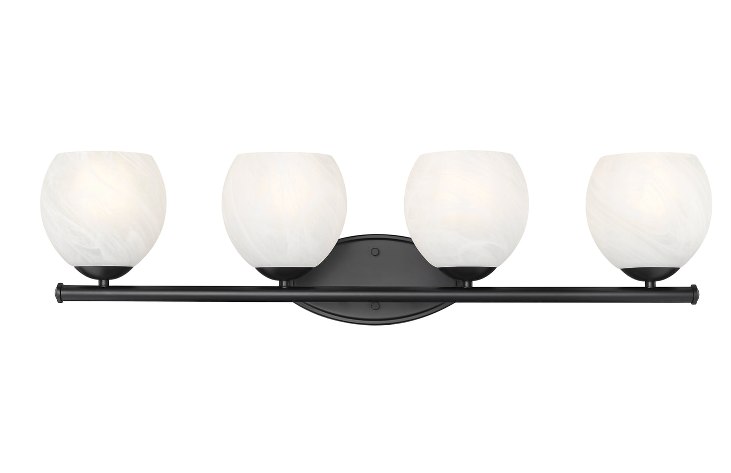 1963-4V-MB - Colette 4 Light 32" Vanity - Matte Black