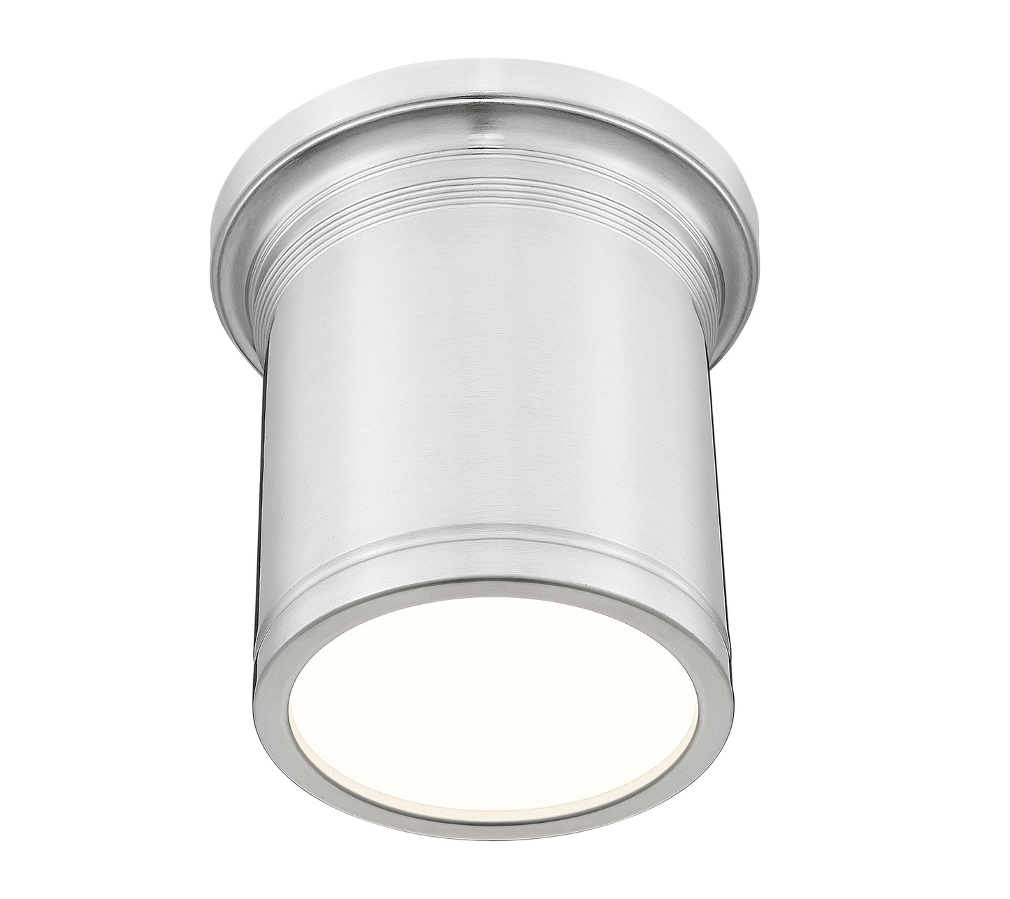 7702F8-BN-LED - Bentley 1 Light Flush 8" Mount - Brushed Nickel