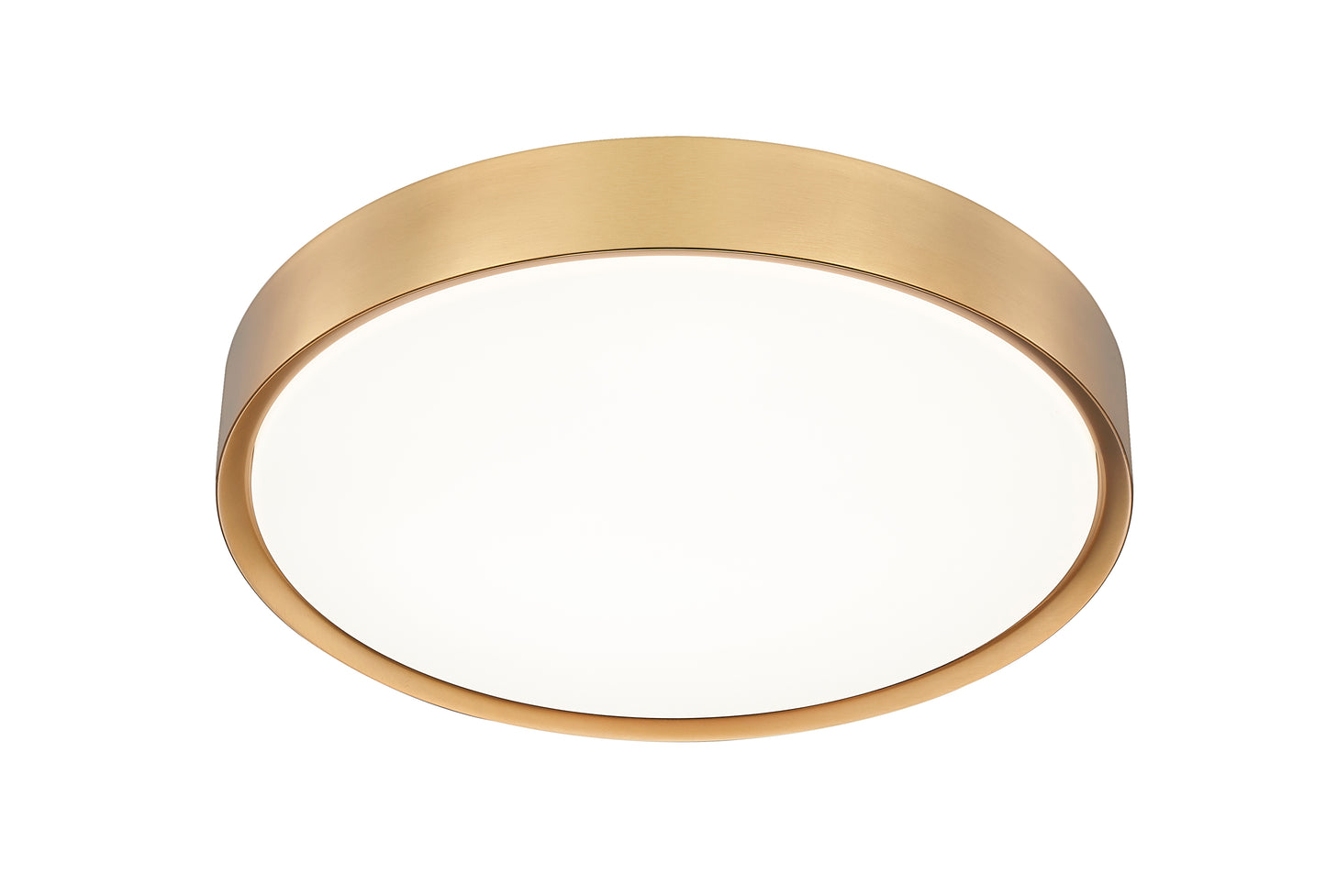 1014F20-MGLD-LED - Kawan 1 Light Flush 20" Mount - Modern Gold