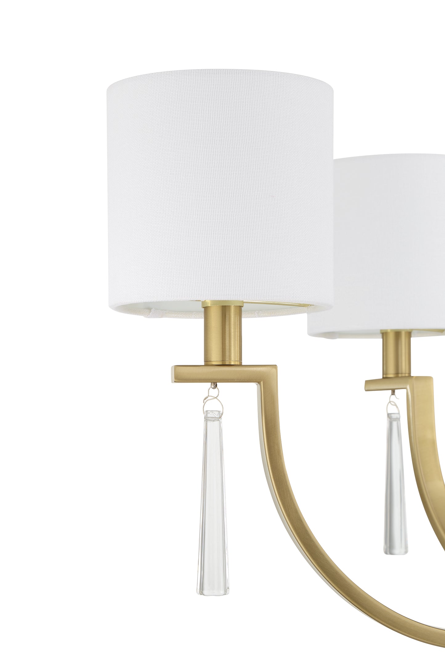 58226-SB - Fortuna 6 Light 28" Wide Chandelier - Satin Brass
