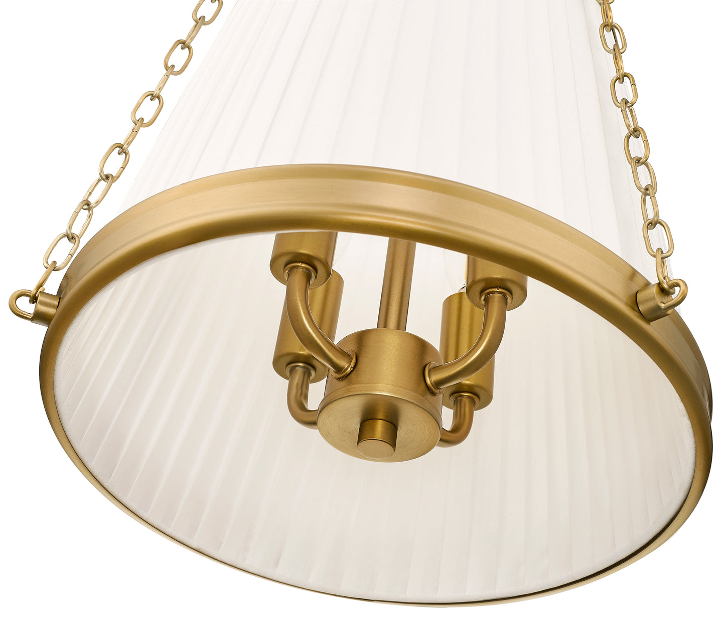 1954P12-MGLD - Madeline 4 Light 12" Pendant - Modern Gold