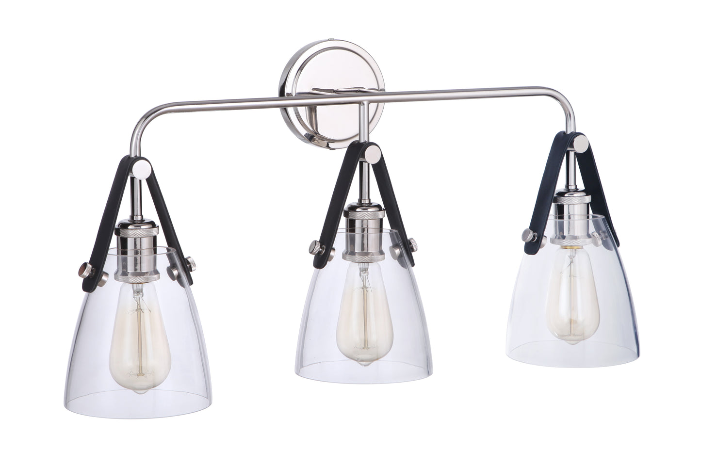 51303-PLN - Hagen 3 Light 26" Wide Vanity Light - Polished Nickel
