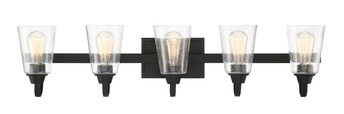 41905-ESP-CS - Grace 5 Light 37" Wide Vanity Light - Espresso