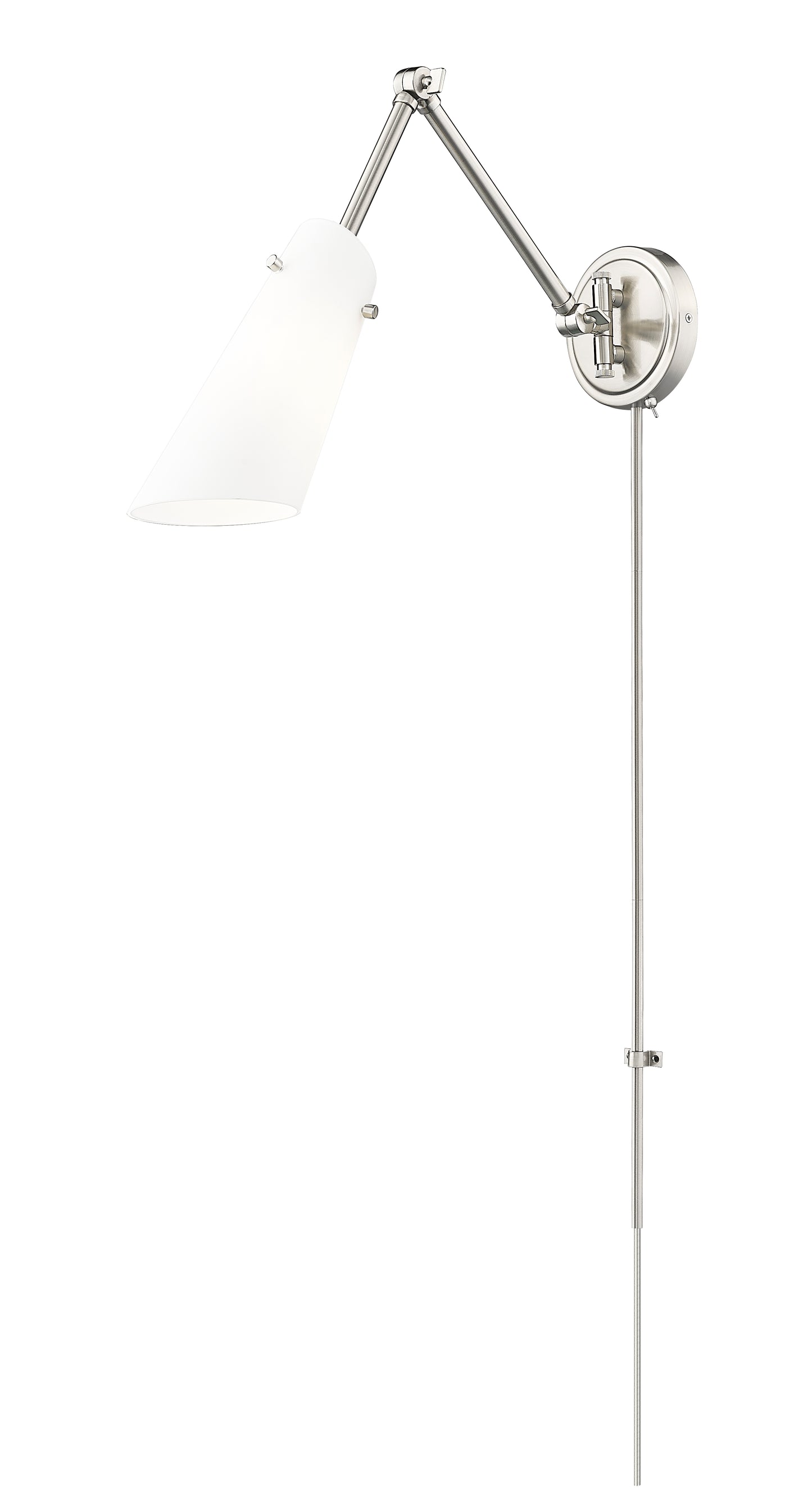 350S-BN - Julia 1 Light Wall 5" Sconce - Brushed Nickel