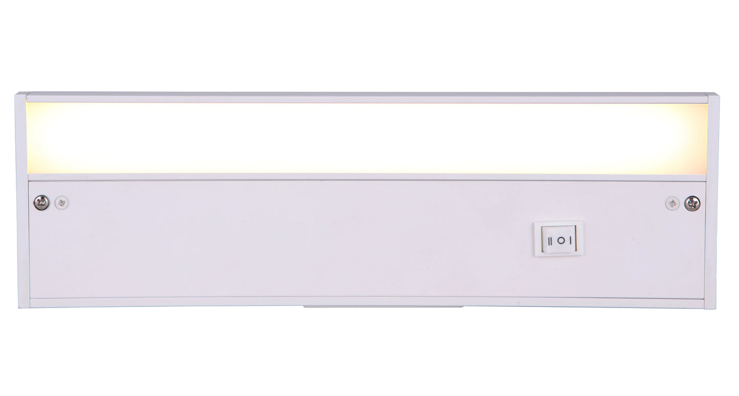 CUC1012-W-LED - Undercabinet Light Bars 1 Light 3.63" Wide Under Cabinet Light Bar - White