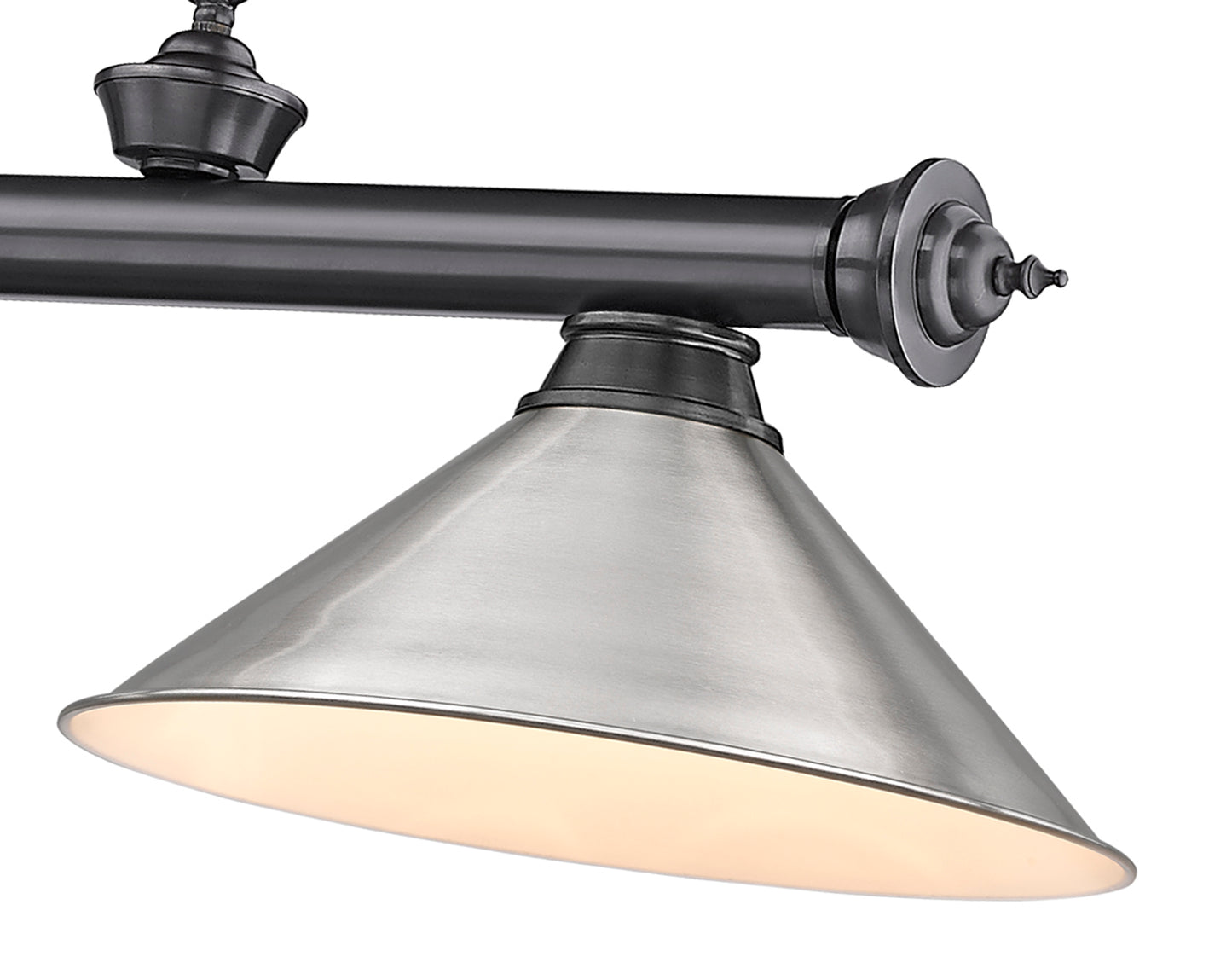 2306-3BP-BN15 - Cordon 3 Light 57" Billiard - Bronze Plate