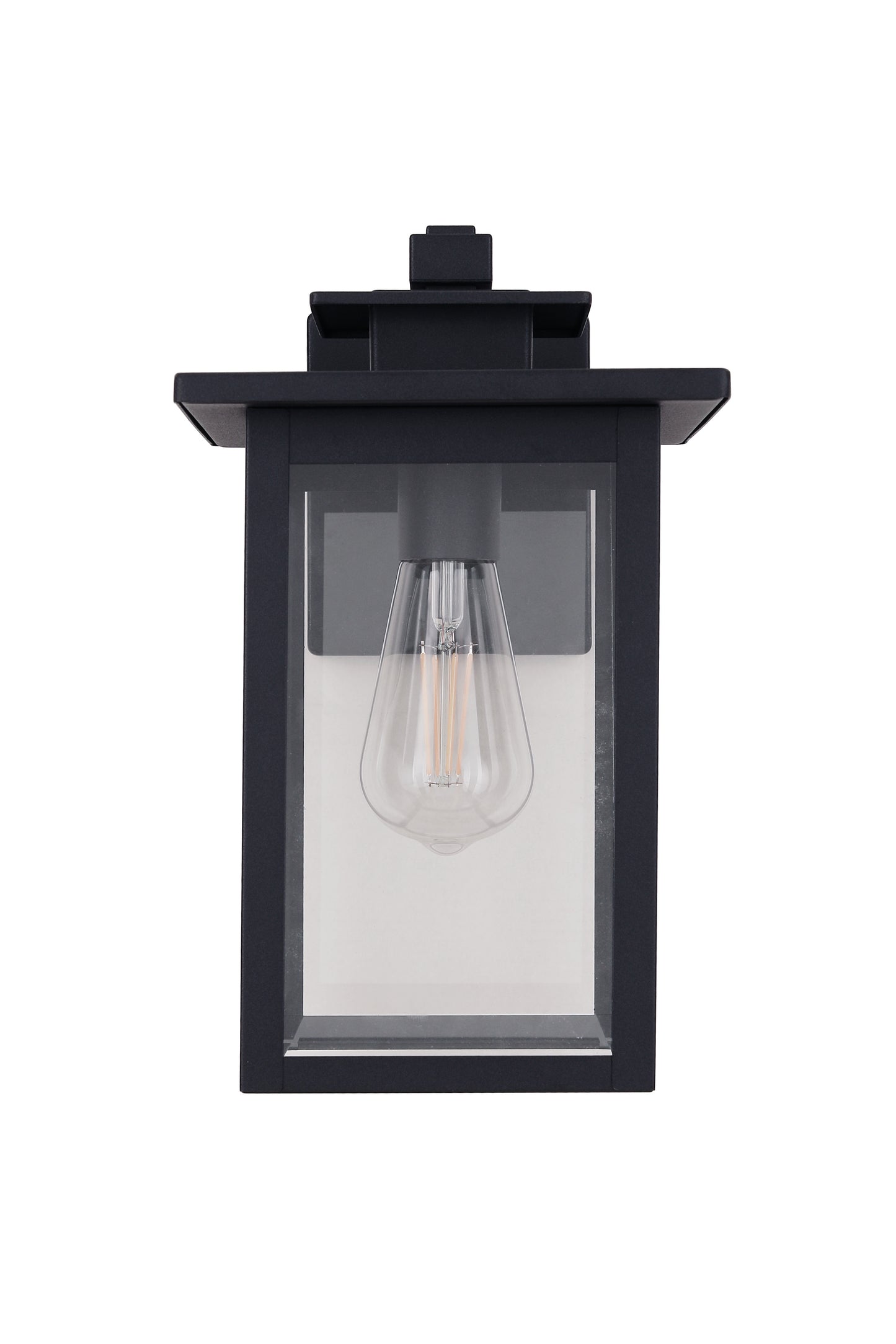 ZA7014-TB - Rock Creek 1 Light 12" High Outdoor Wall Lantern - Textured Black