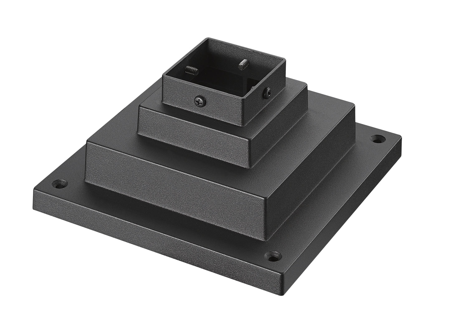 LSQPM-BK - Pier Mounts Outdoor Pier Mount 4" - Sand Black