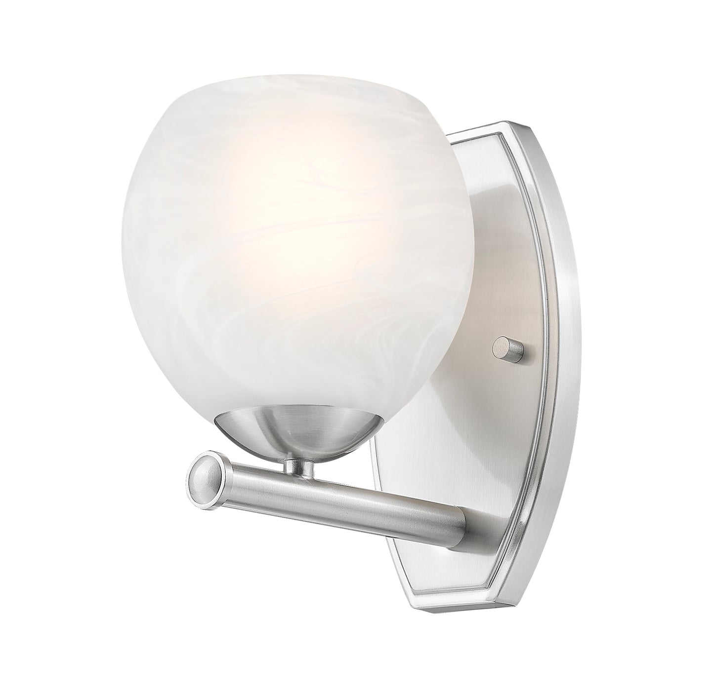 1963-1S-BN - Colette 1 Light Wall 9" Sconce - Brushed Nickel