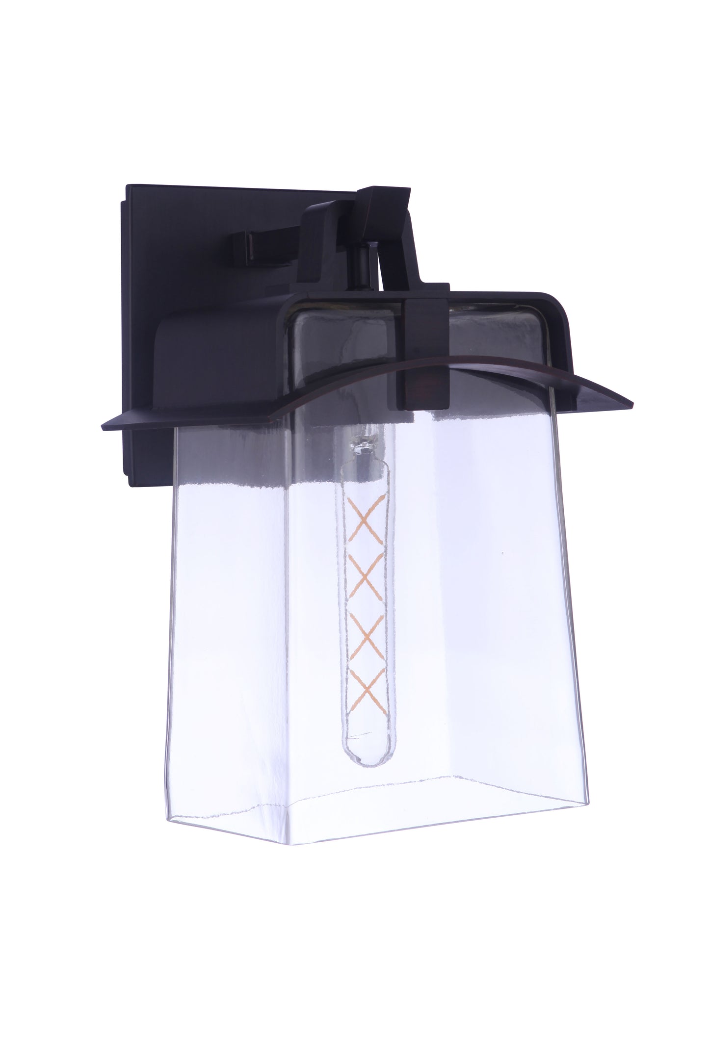 ZA6014-ABZ - Smithy 1 Light 13.63" High Outdoor Wall Lantern - Aged Bronze Brushed