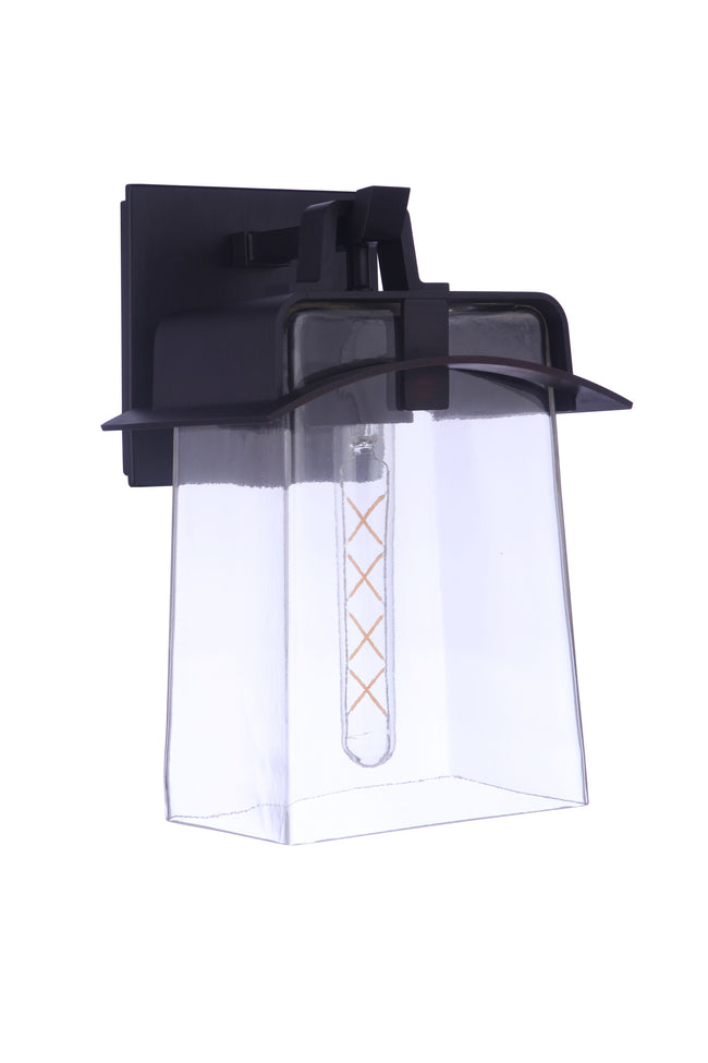 ZA6014-ABZ - Smithy 1 Light 13.63" High Outdoor Wall Lantern - Aged Bronze Brushed