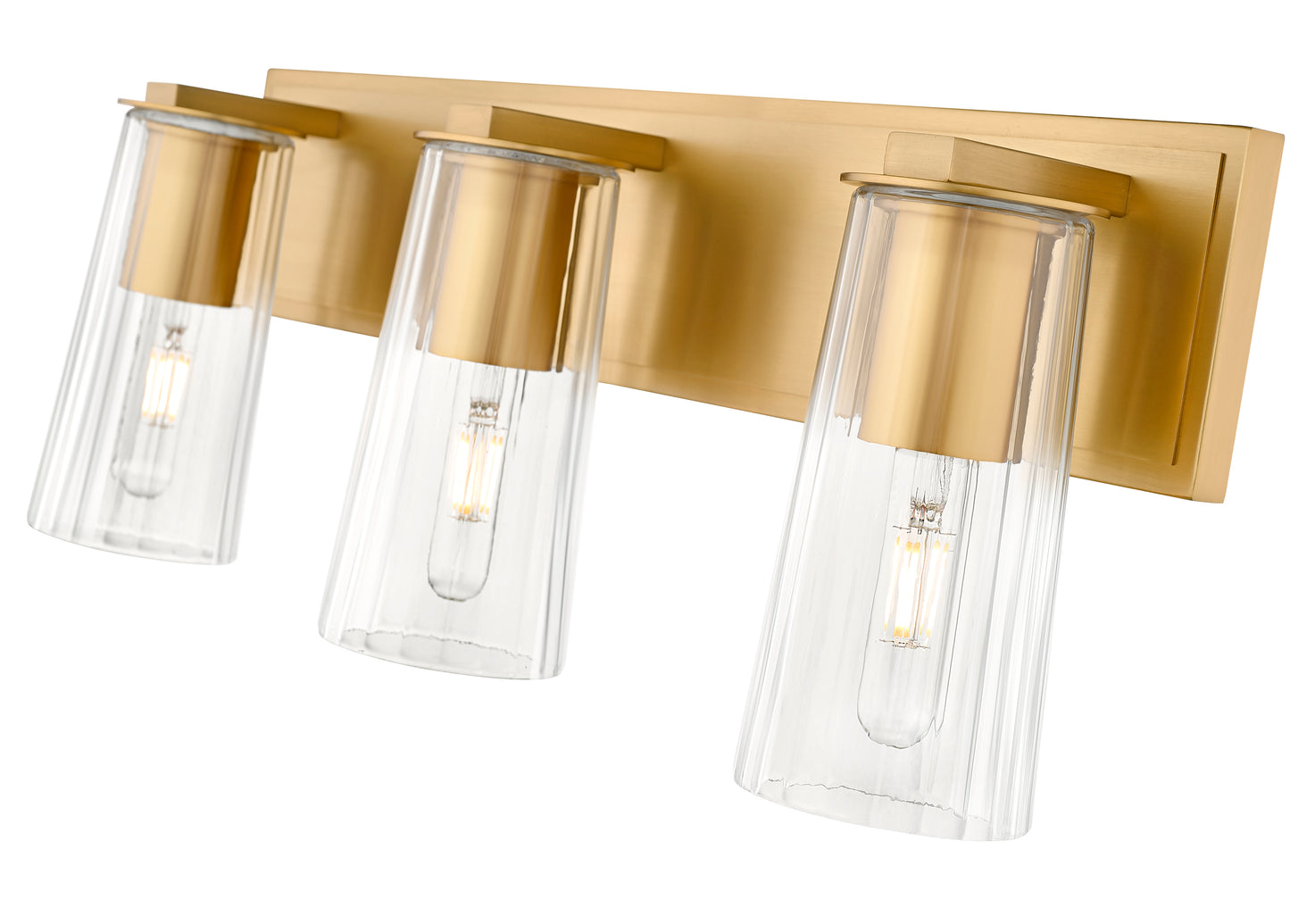 826-3V-MGLD - Titus 3 Light 24" Vanity - Modern Gold