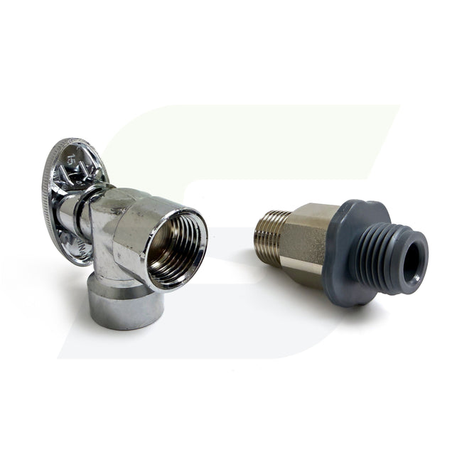 THU807 - 1/2" Angle Shutoff Valve Washlet Connection Kit