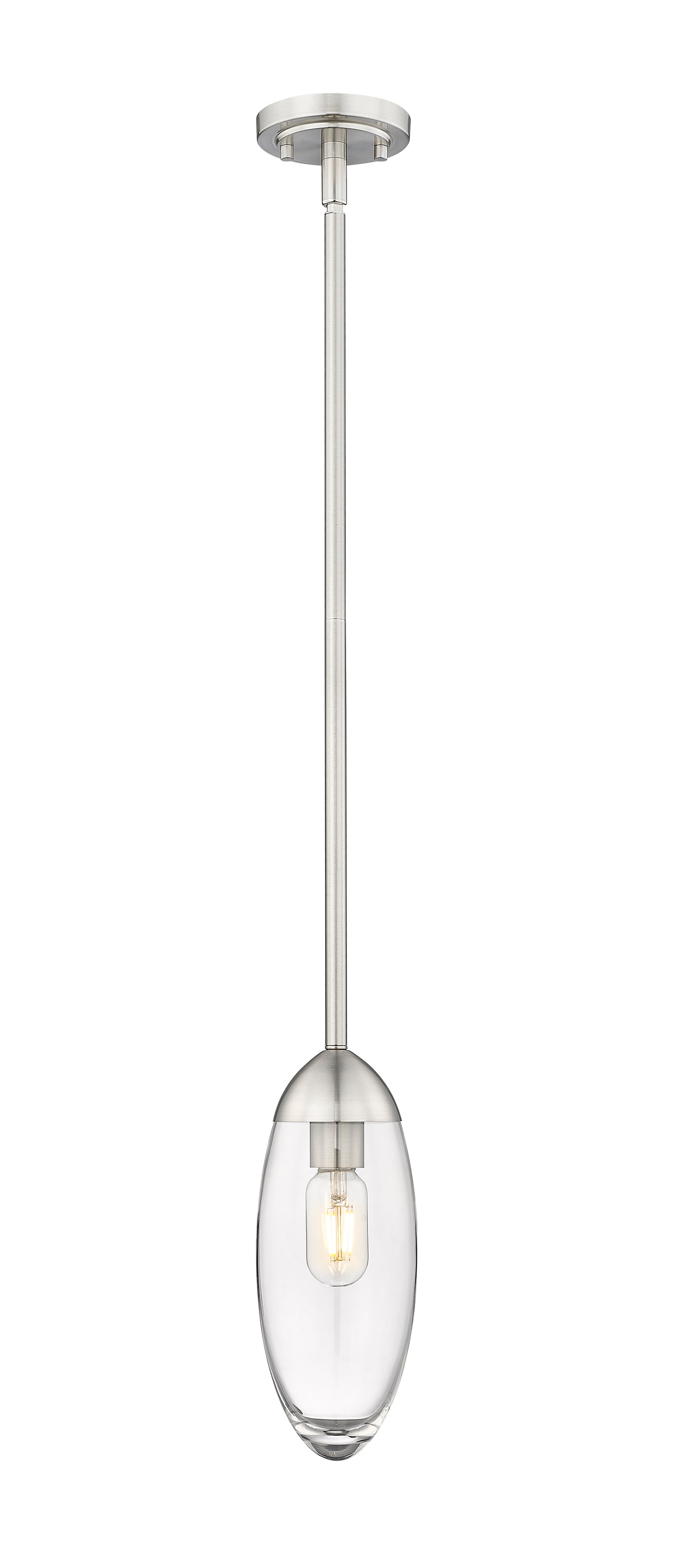 651P-ROD-BN - Arden 1 Light 4" Pendant - Brushed Nickel